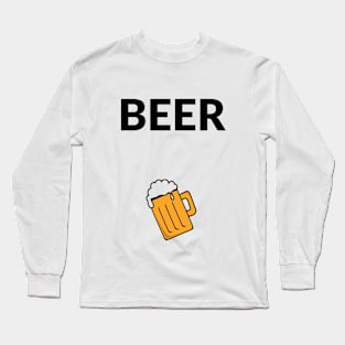 I love beer Long Sleeve T-Shirt